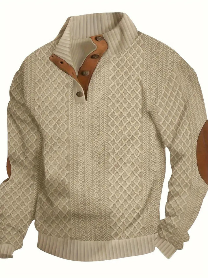 Retro Knit Sweater for Men – Timeless & Stylish