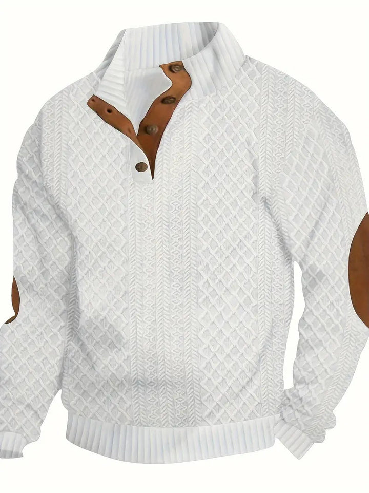 Retro Knit Sweater for Men – Timeless & Stylish