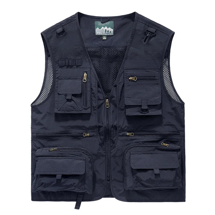 Men's Utility Vest | Multi-Pocket Design and Sleeveless Cut | Perfect for Outdoor Activities