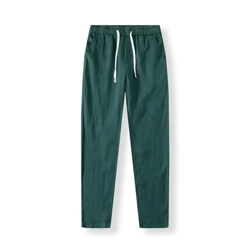 Herren Reisehose mit Kordelzug | Gerade Beine und Praktische Taschen | Komfort für Jeden Tag