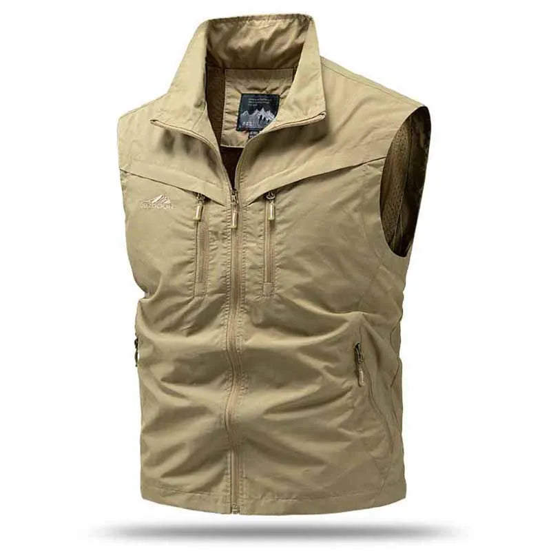 Herren Freizeitweste | Ärmelloses Design und Funktionaler Look | Perfekt für Outdoor-Aktivitäten