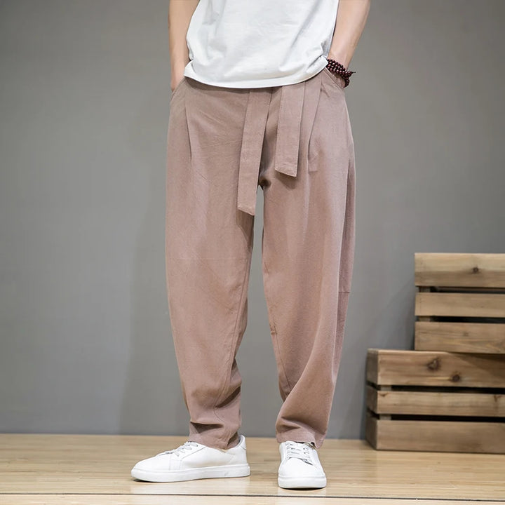 Men's Casual Pants | Loose Straight Cut and Simple Design | Comfort for Every Day
