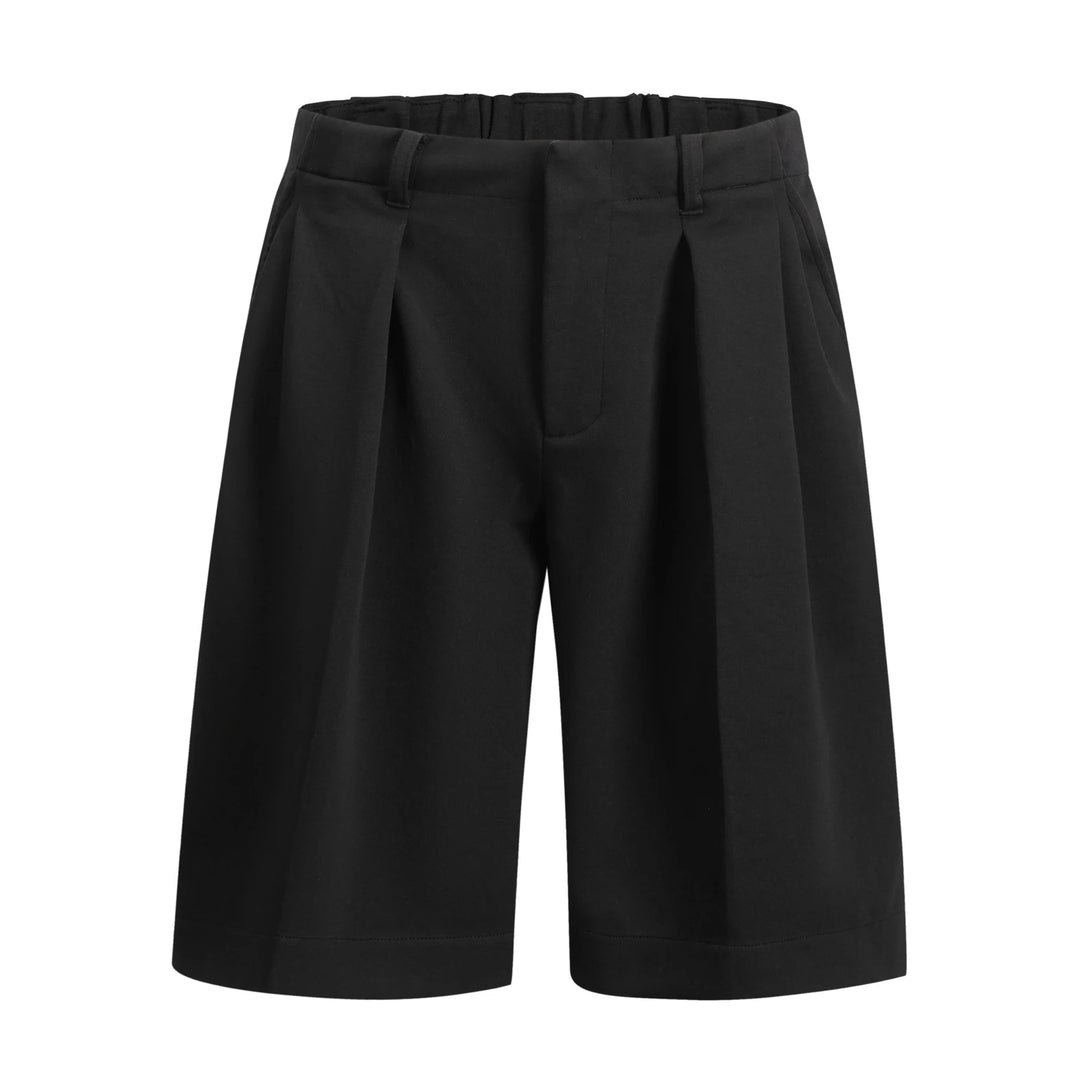 Men's Old Money Shorts – Wide Leg, Elastic Waist, Relaxed Fit