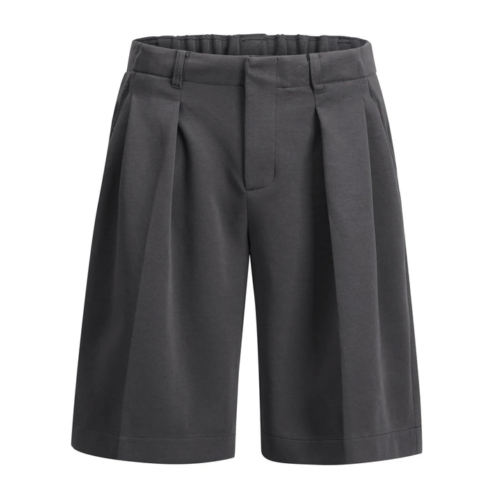 Men's Old Money Shorts – Wide Leg, Elastic Waist, Relaxed Fit