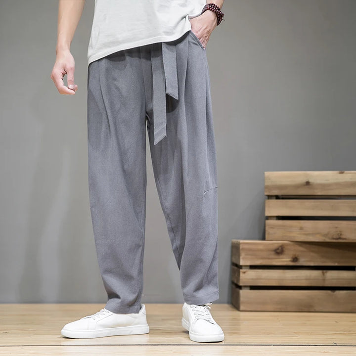 Men's Casual Pants | Loose Straight Cut and Simple Design | Comfort for Every Day