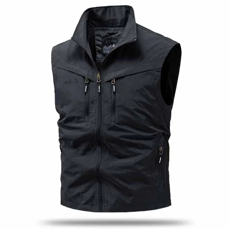 Herren Freizeitweste | Ärmelloses Design und Funktionaler Look | Perfekt für Outdoor-Aktivitäten