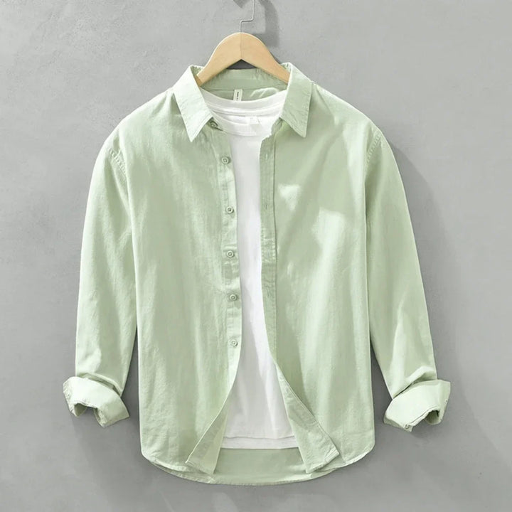 Herren Langarmhemd | Klassisches Button-Up Hemd | Zeitloser Stil für Jeden Tag