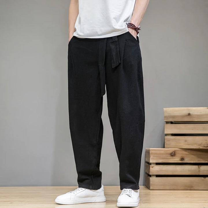 Men's Casual Pants | Loose Straight Cut and Simple Design | Comfort for Every Day