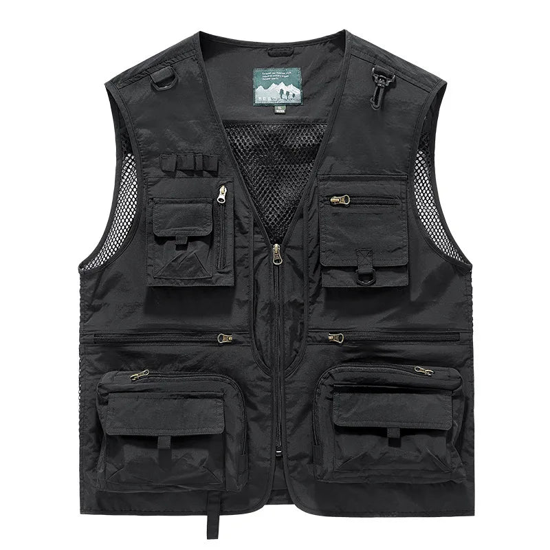 Men's Utility Vest | Multi-Pocket Design and Sleeveless Cut | Perfect for Outdoor Activities