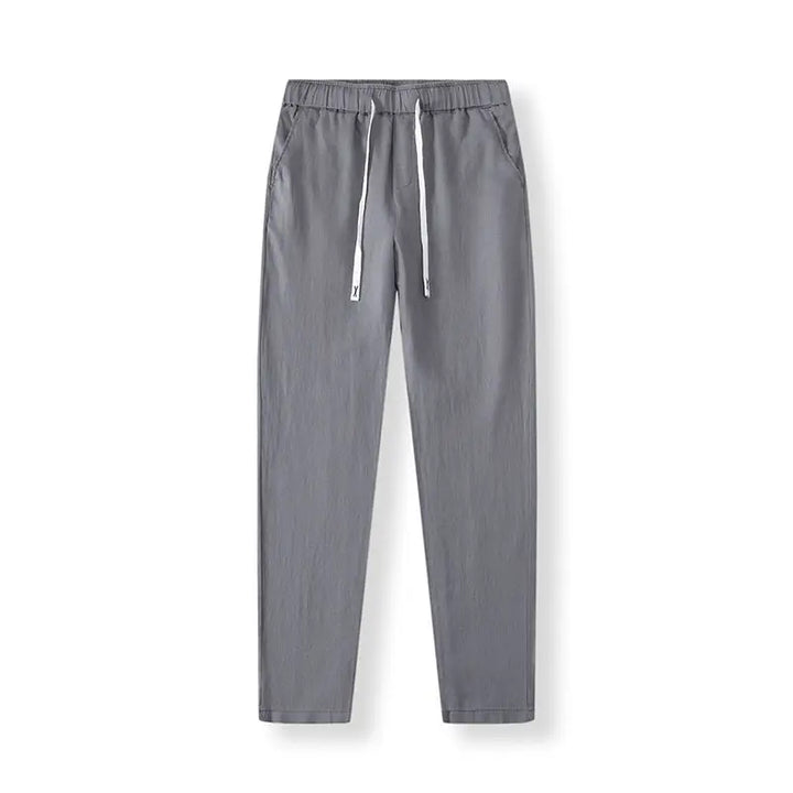 Herren Reisehose mit Kordelzug | Gerade Beine und Praktische Taschen | Komfort für Jeden Tag