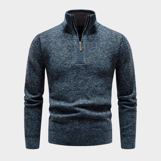 Stilvoller Zip-Pullover – Weich & Vielseitig