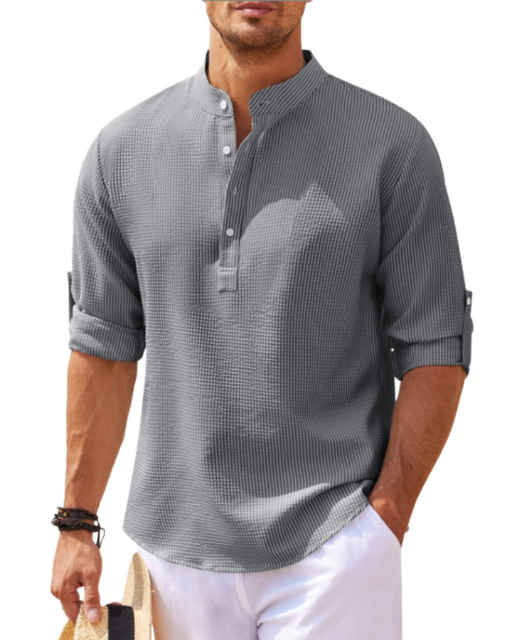 Herren Polo mit Langarm | Elegantes Freizeitshirt | Vielseitig für Alltag und Büro