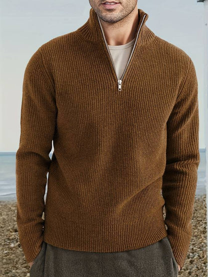 Alpha Zip-Pullover – Robuste Vielseitigkeit & Stil