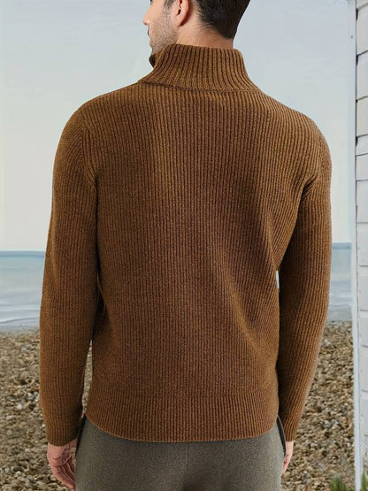 Alpha Zip-Pullover – Robuste Vielseitigkeit & Stil