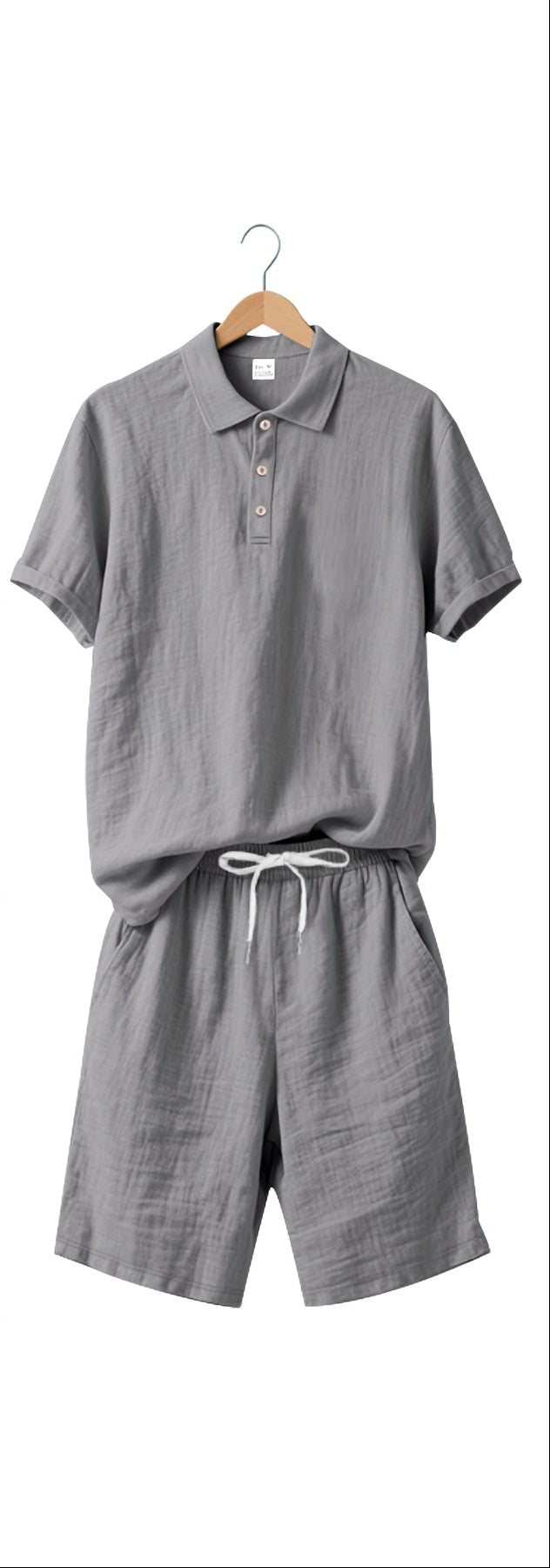 Herren Zweiteiler | Locker Geschnittenes Hemd und Shorts | Stilvoller Sommer-Look