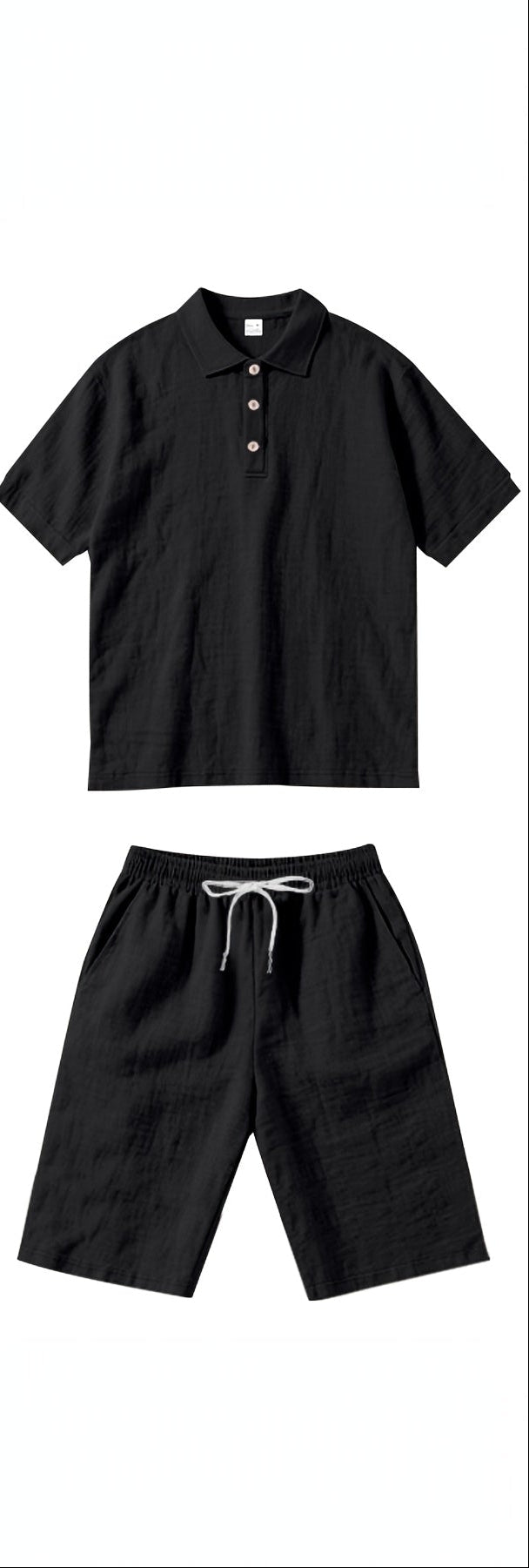 Herren Zweiteiler | Locker Geschnittenes Hemd und Shorts | Stilvoller Sommer-Look