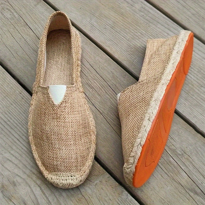 Herren Espadrilles | Slip-On Schuhe | Geflochtene Sohlenoptik | Lässiger Sommerstil