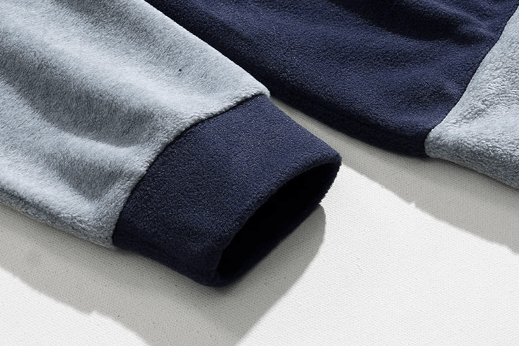 Kontrast Polo-Strickpullover – Klassik trifft Moderne