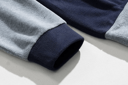 Kontrast Polo-Strickpullover – Klassik trifft Moderne