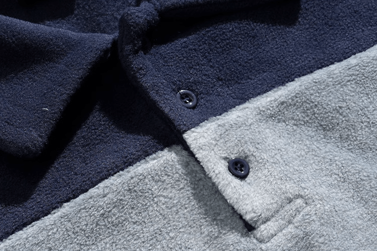 Kontrast Polo-Strickpullover – Klassik trifft Moderne